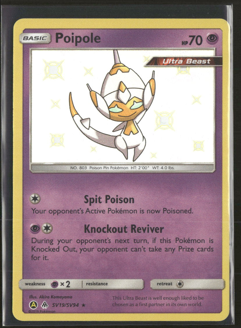 Hidden Fates: Shiny Vault Poipole #SV19/SV94