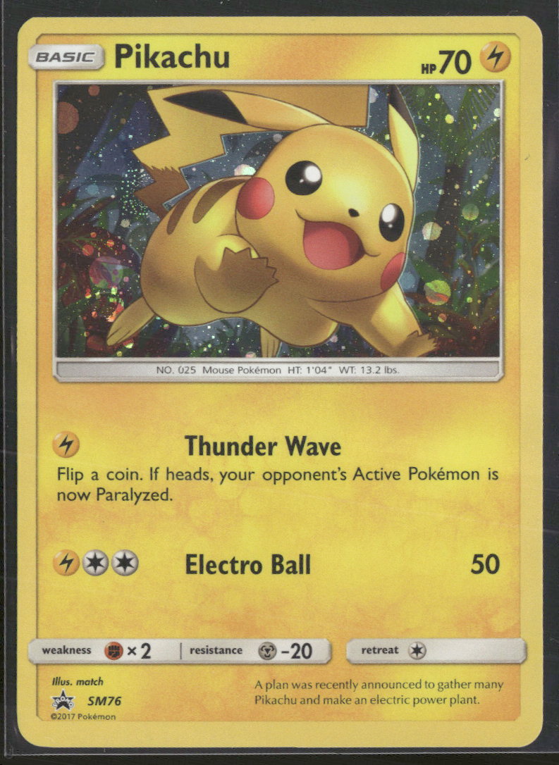 SM Promos Pikachu #SM76