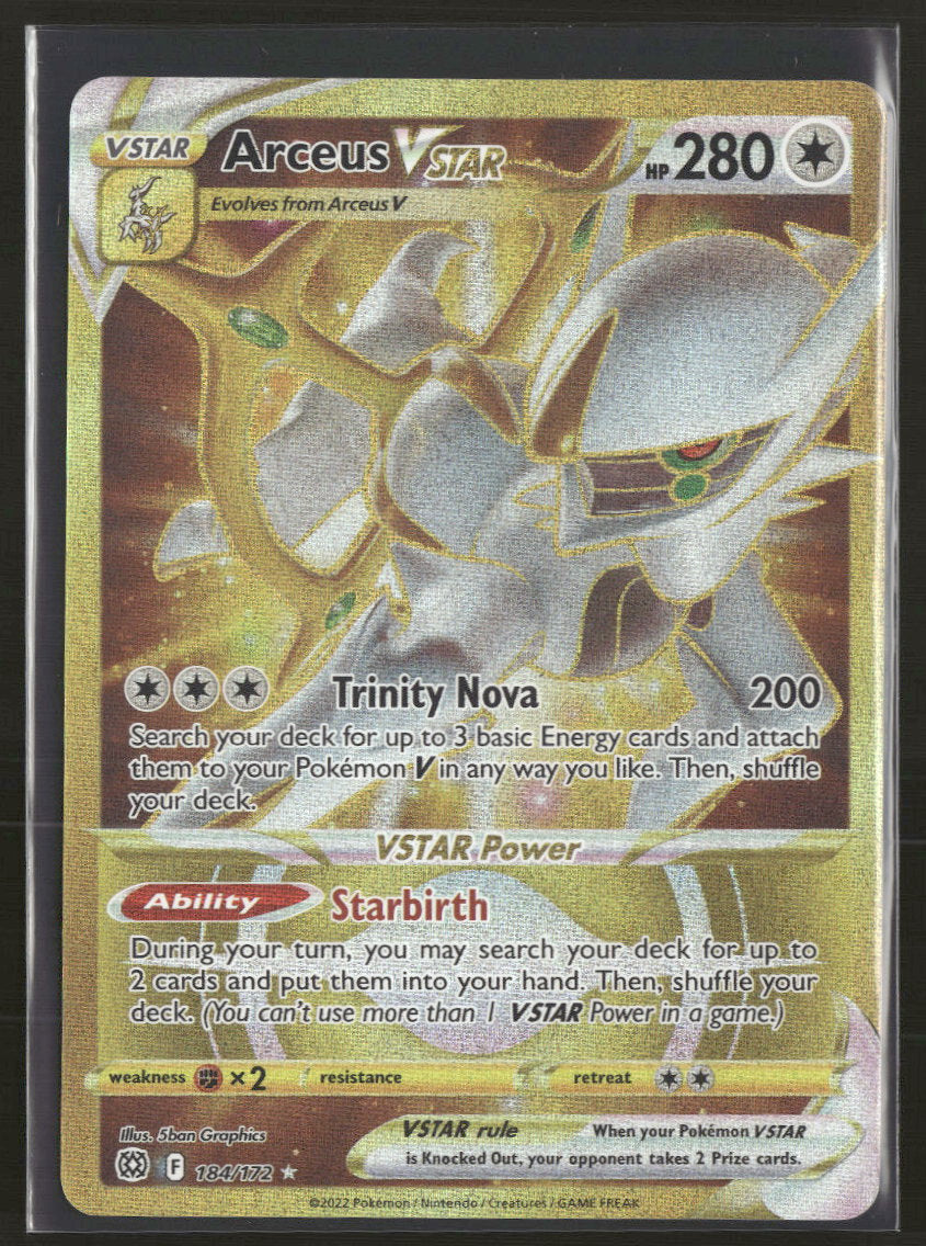 SWSH09: Brilliant Stars Arceus VSTAR (Secret) (184) #184/172