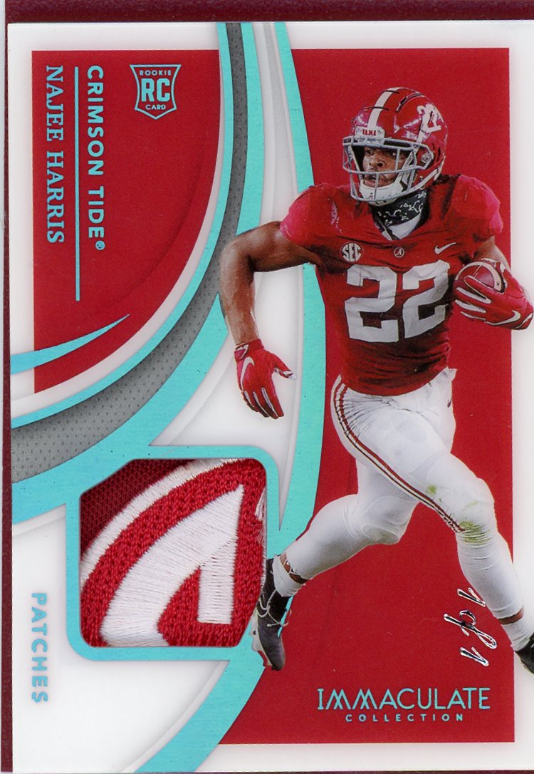 2021 Panini Immaculate Conference Logo Najee Harris #/1 #IP-NH