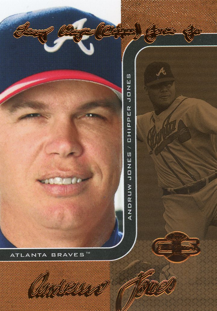 2006 Topps Co-Signers Chipper Jones / Andruw Jones #/150 #DUO-A 59