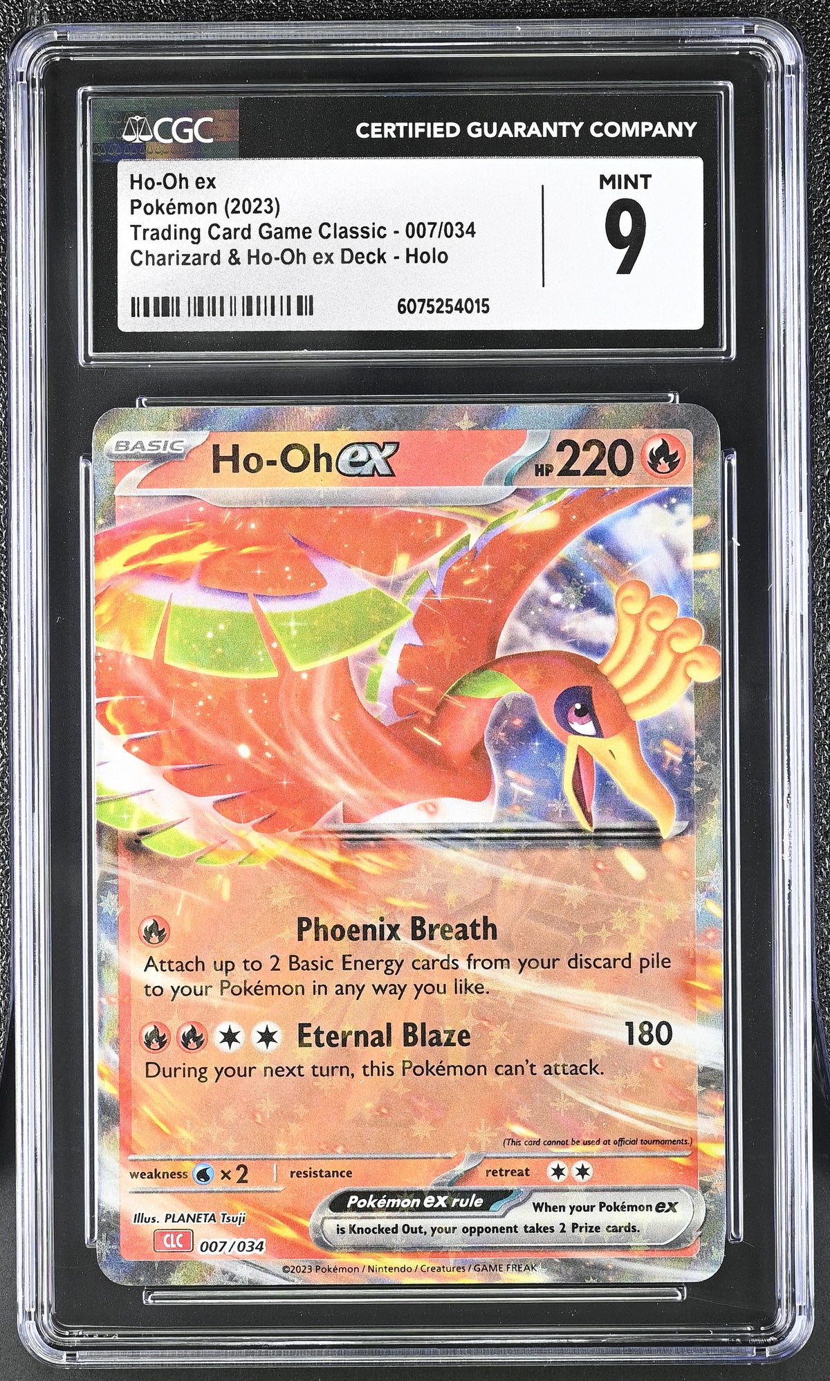 2023 Trading Card Game Classic Ho-Oh ex 9 CGC #007/034