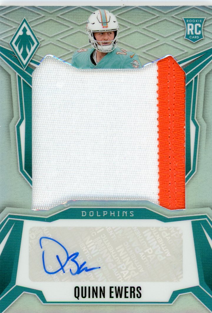 2025 Panini Phoenix Rookie Patch Auto Silver Prizm Quinn Ewers #/149 #RPS-QES