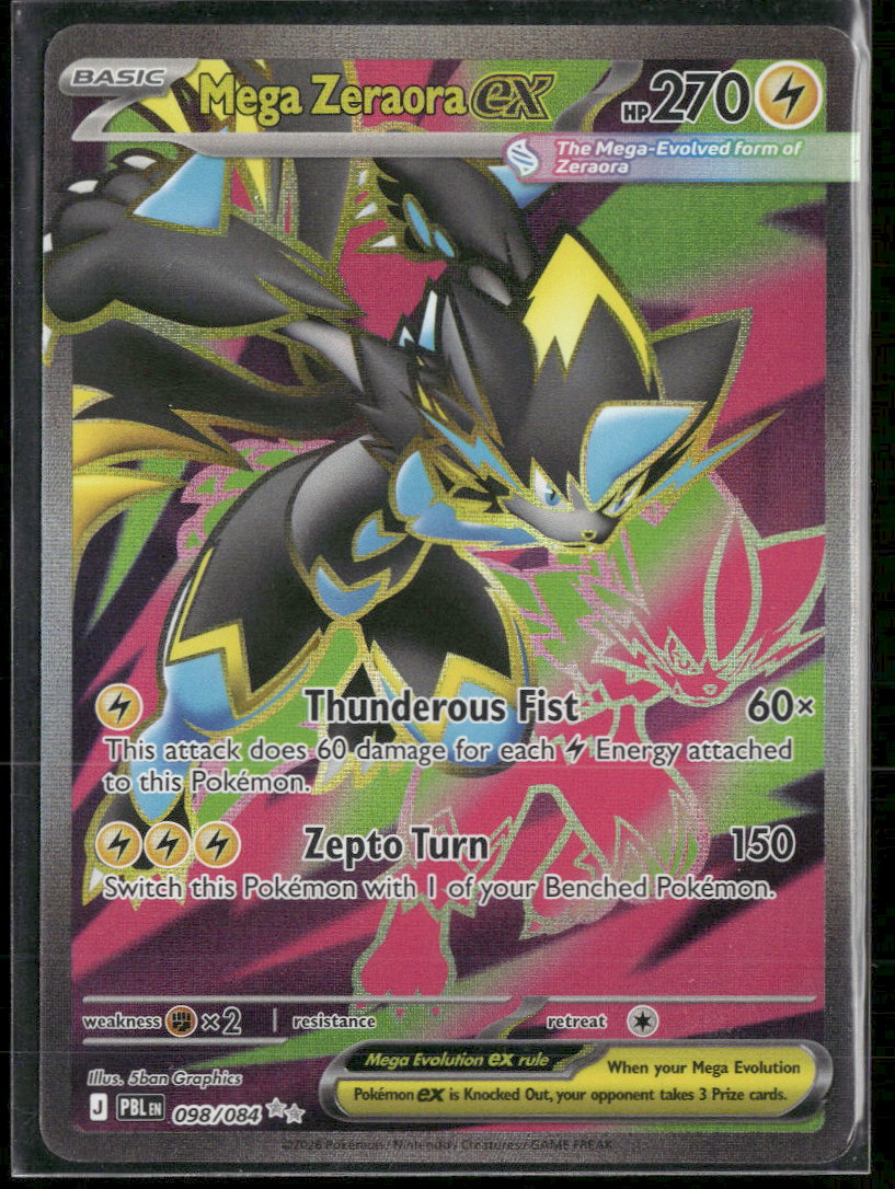 ME05: Pitch Black Mega Zeraora ex #098/084