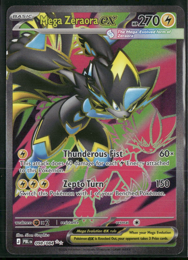 ME05: Pitch Black Mega Zeraora ex #098/084