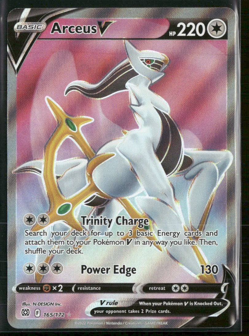 SWSH09: Brilliant Stars Arceus V (Full Art) #165/172