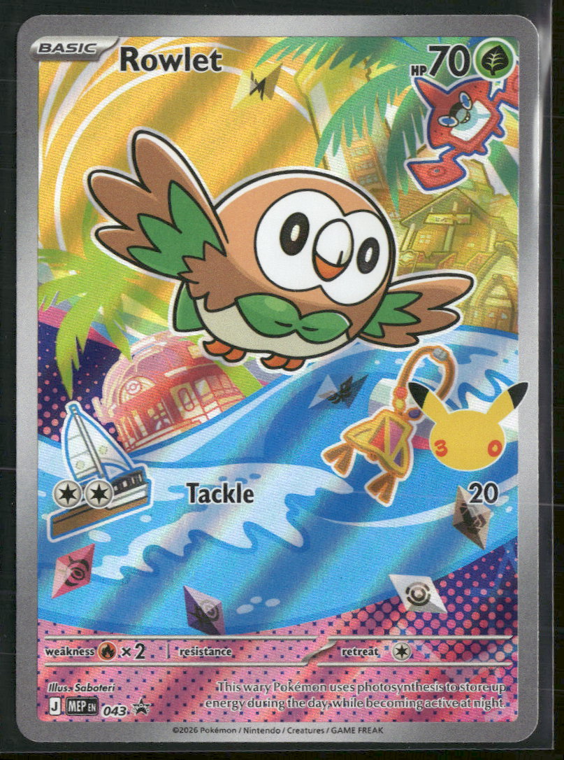 ME: Mega Evolution Promo Rowlet #043