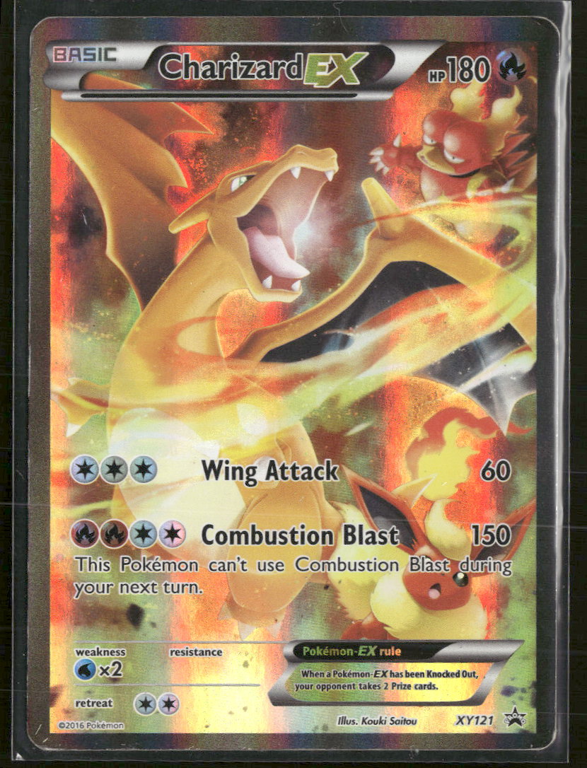 XY Promos Charizard EX #XY121 Damaged