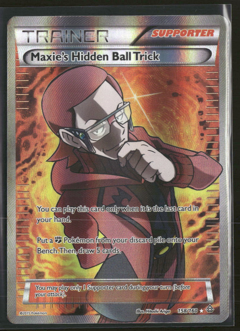 XY - Primal Clash Maxie's Hidden Ball Trick (158 Full Art) #158/160
