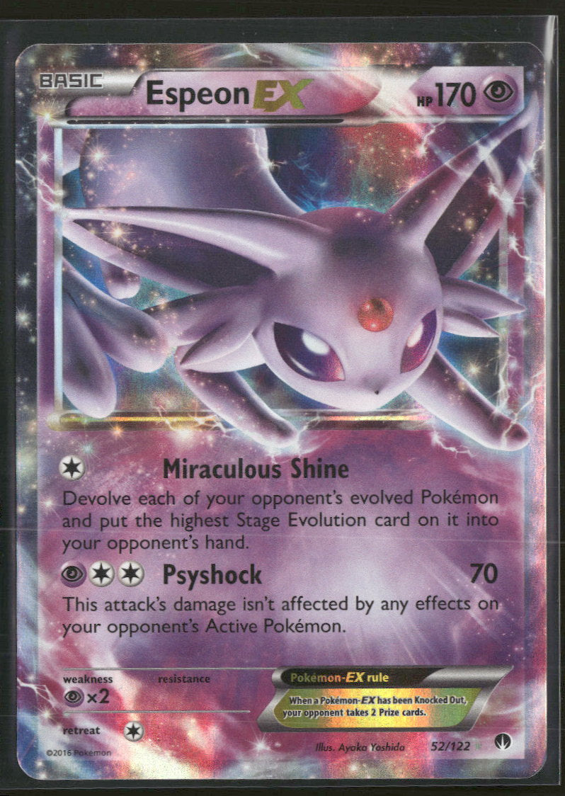 XY - BREAKpoint Espeon EX #52/122