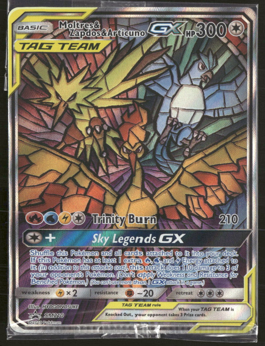 SM Promos Moltres & Zapdos & Articuno GX #SM210