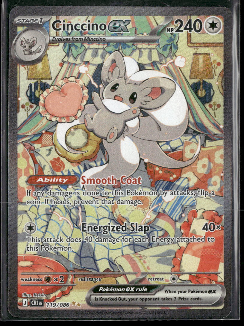 ME04: Chaos Rising Cinccino ex #119/086