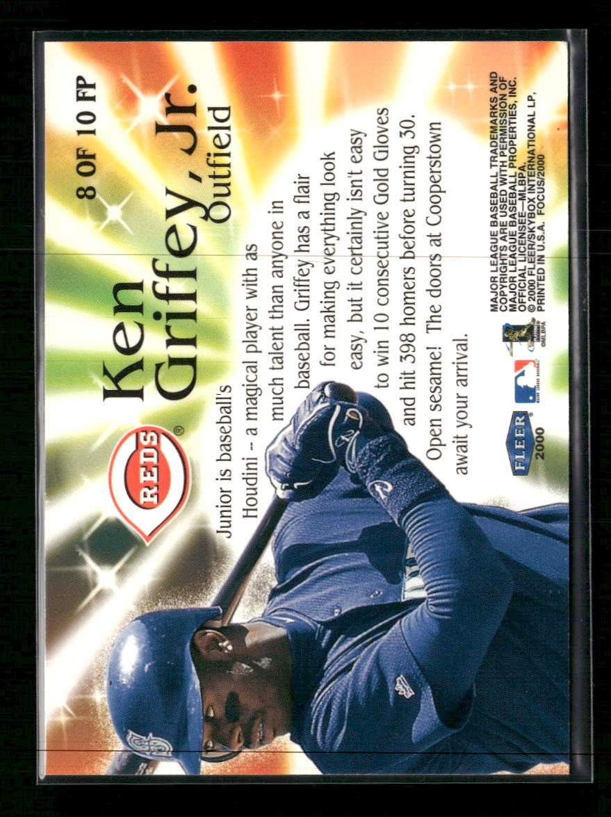 2000 Fleer Focus Focus Pocus Ken Griffey, Jr. #8 FP