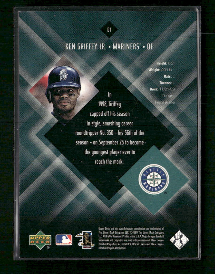 2000 Upper Deck Black Diamond Diamonation Ken Griffey Jr. #D1