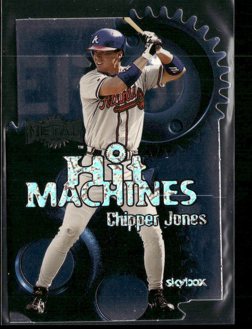 2000 Metal Hit Machines Chipper Jones #10 H
