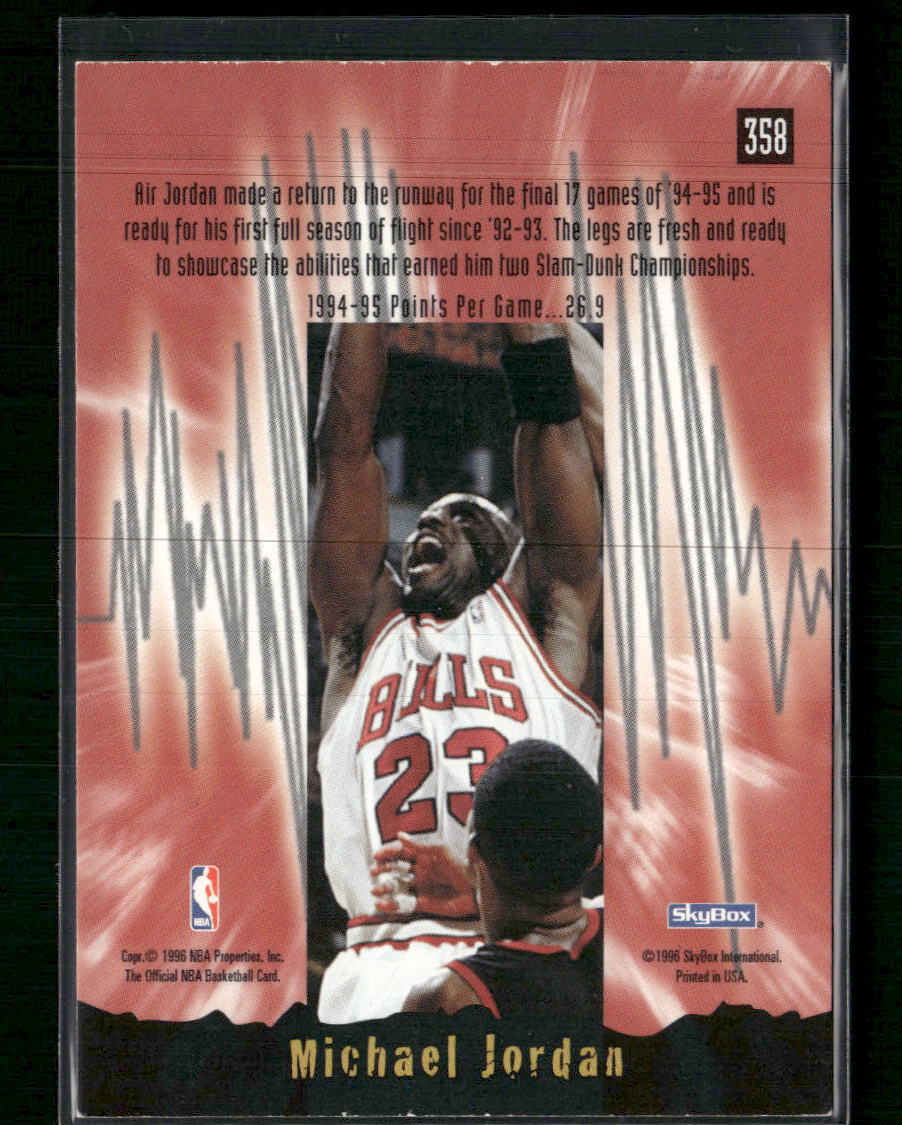 1995-96 Hoops Michael Jordan #358