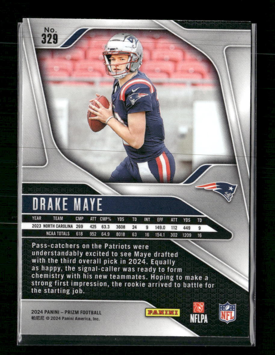 2024 Panini Prizm Drake Maye RC #329