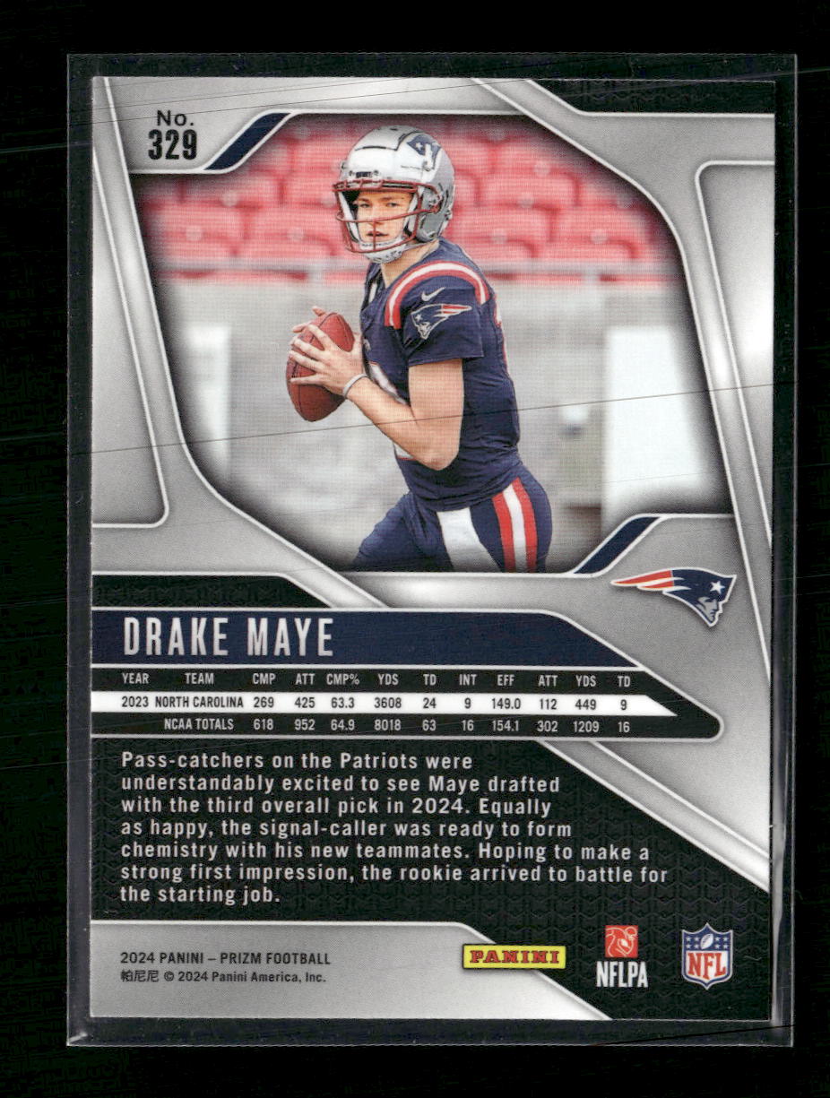 2024 Panini Prizm Drake Maye RC #329
