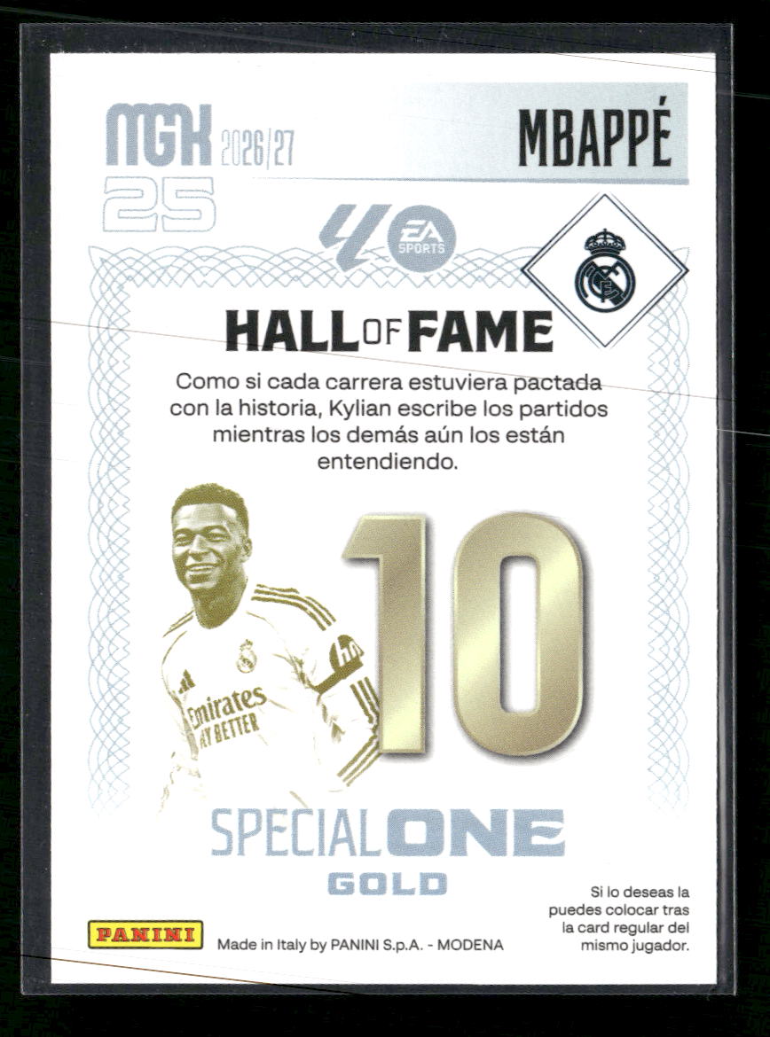 2026 Panini Megacrack Special One Gold Mbappe #MGK25