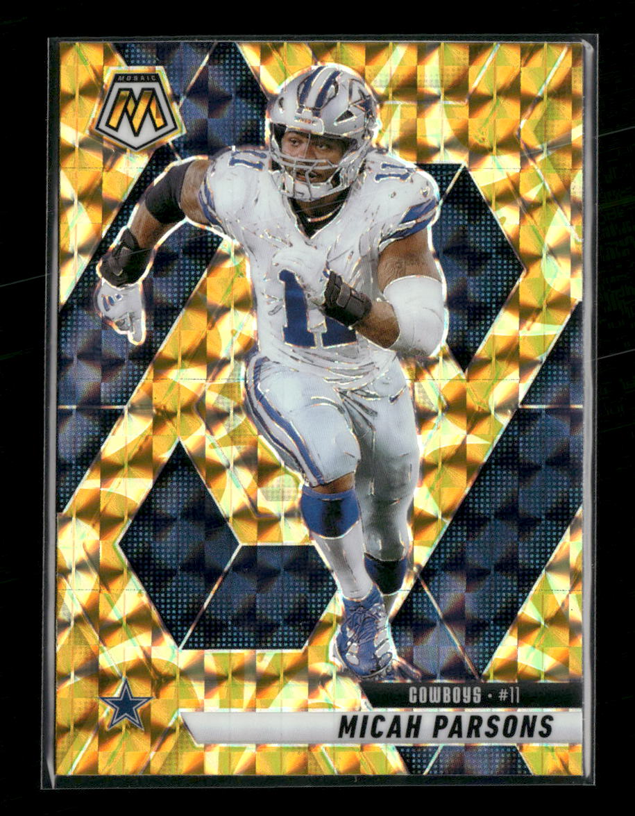 2025 Panini Mosaic Mosaic Reactive Yellow Micah Parsons #110