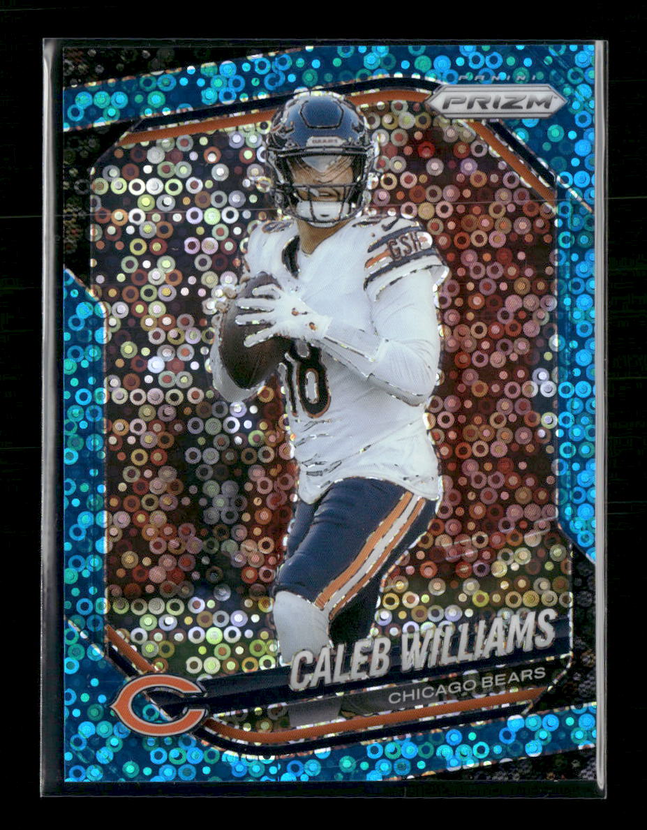 2025 Panini Prizm No Huddle Blue Caleb Williams #/125 #124