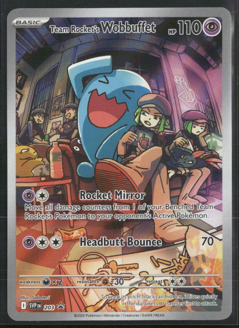 SV: Scarlet & Violet Promo Cards Team Rocket's Wobbuffet #203