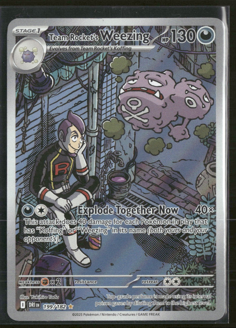 SV10: Destined Rivals Team Rocket's Weezing #199/182