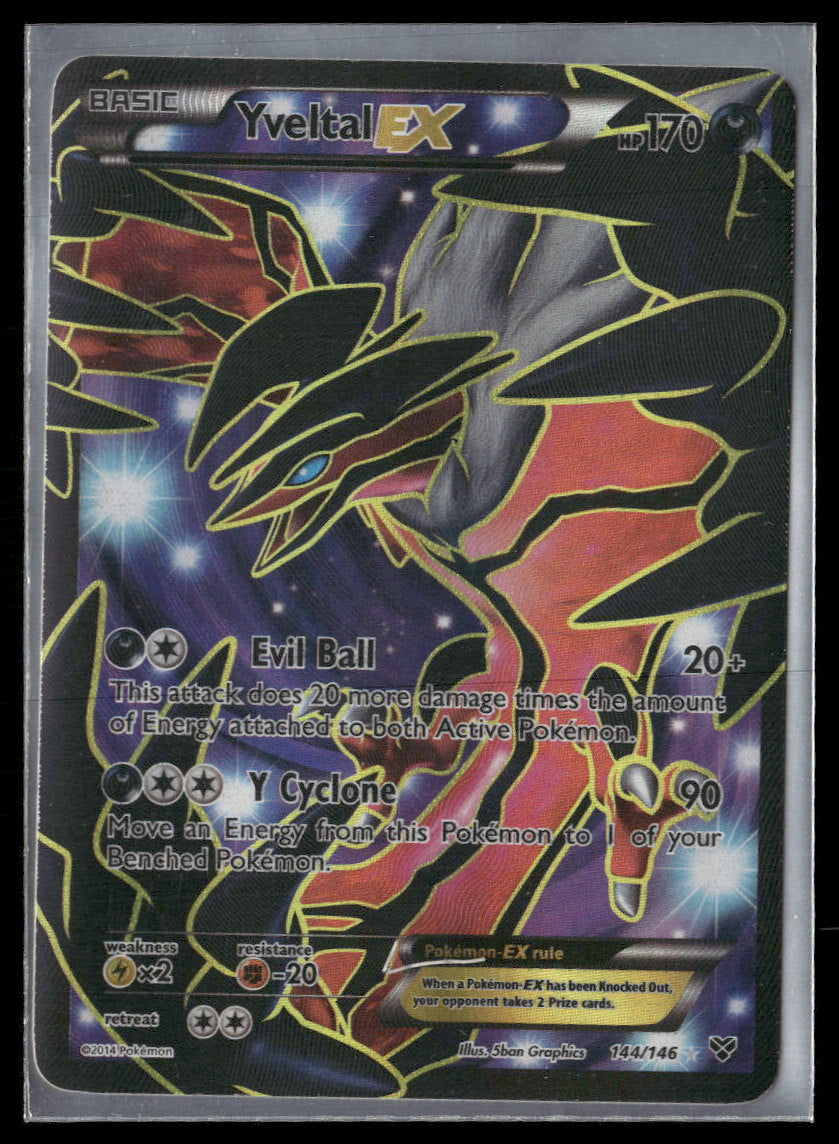 XY Base Set Yveltal EX (144 Full Art) #144/146