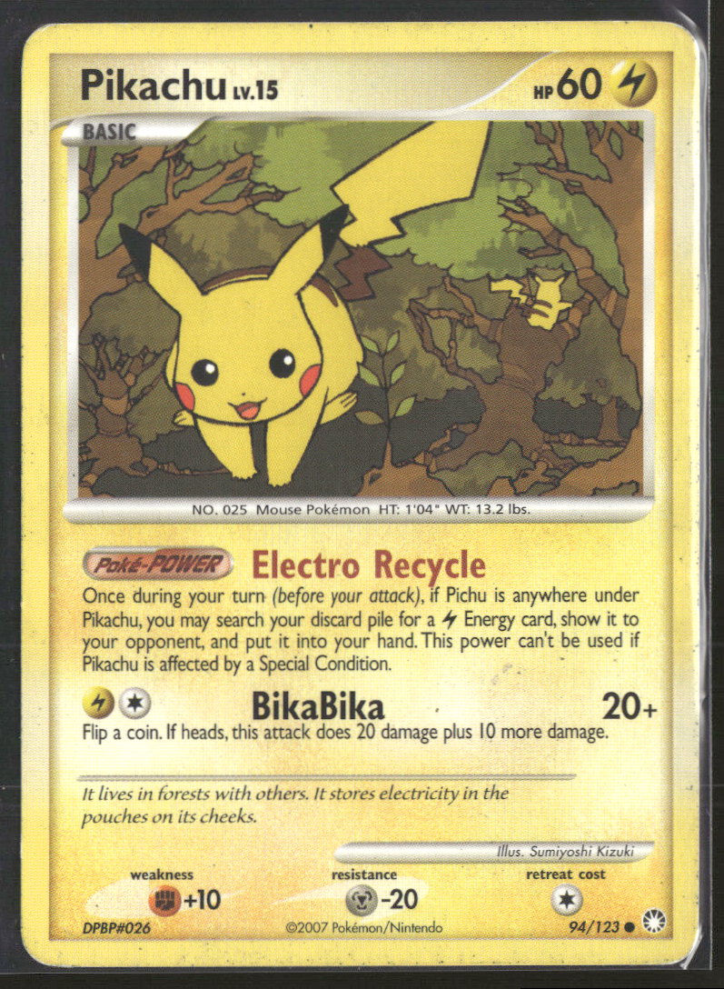 Mysterious Treasures Pikachu #94/123
