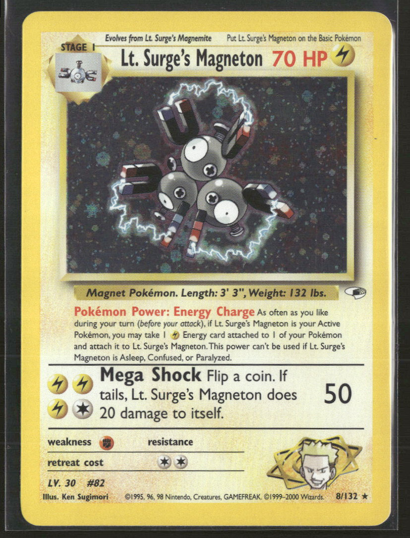 Gym Heroes Lt. Surge's Magneton #008/132