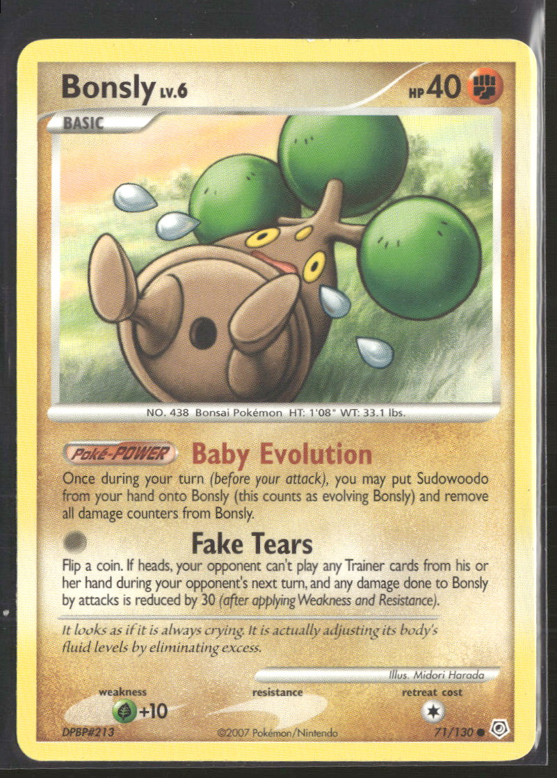 Diamond and Pearl Bonsly #71/130