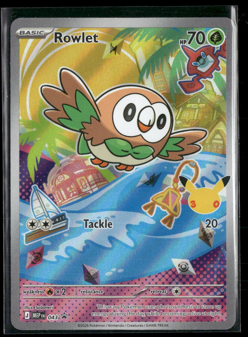 ME: Mega Evolution Promo Rowlet #043