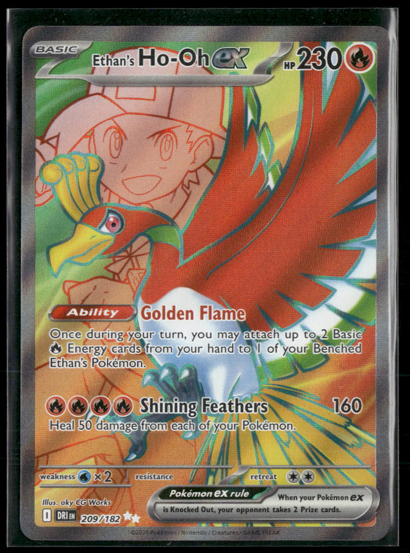 SV10: Destined Rivals Ethan's Ho-Oh ex #209/182
