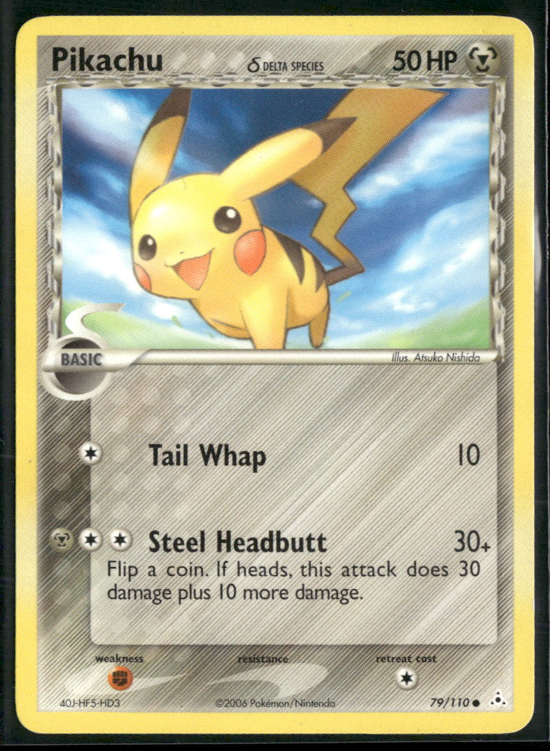 EX Holon Phantoms Pikachu (Delta Species) #79/110