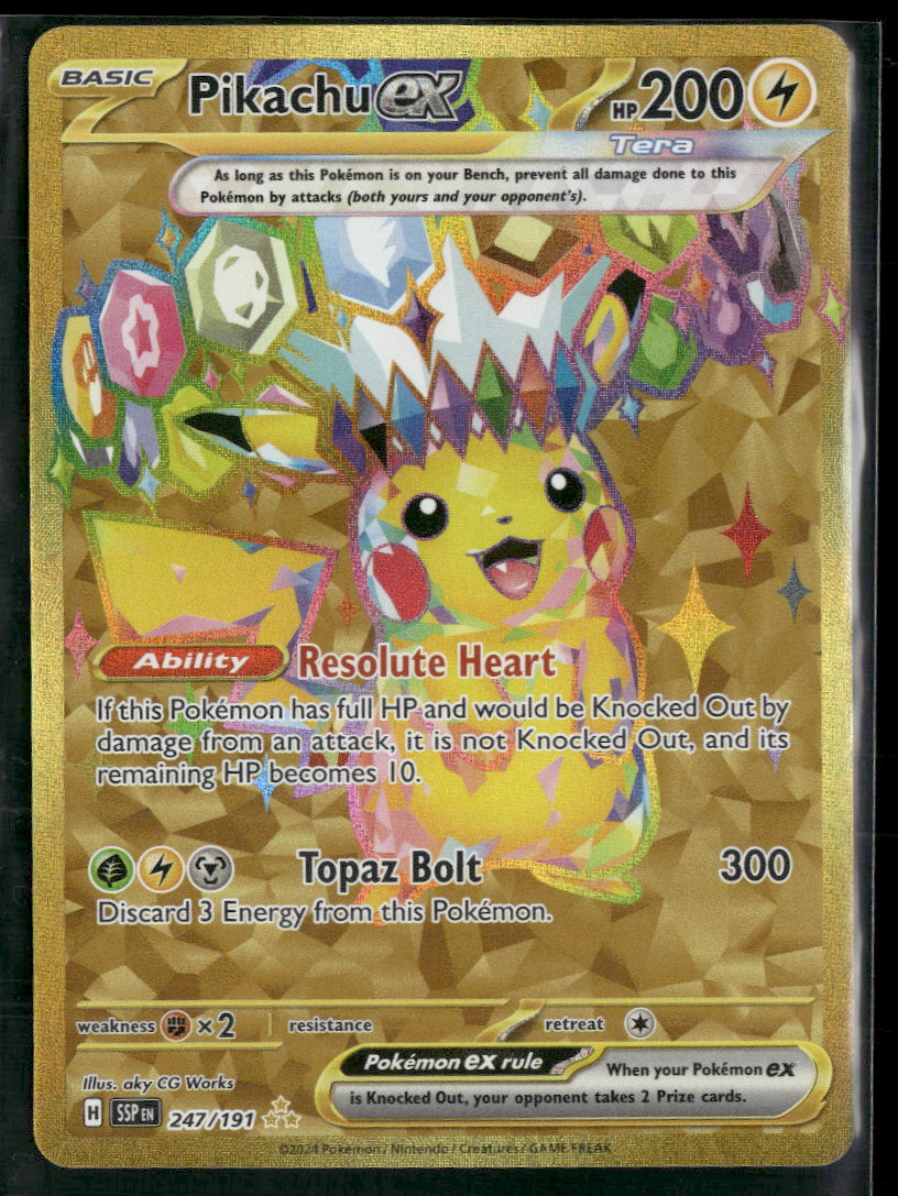 SV08: Surging Sparks Pikachu ex #247/191