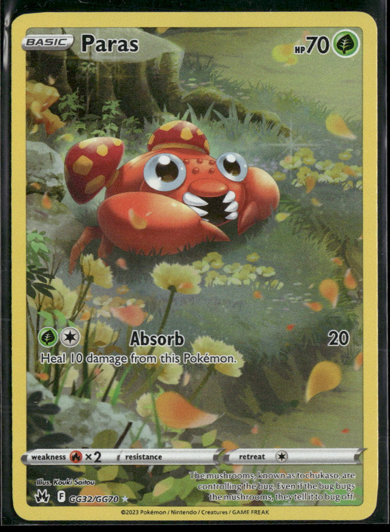 SWSH: Crown Zenith: Galarian Gallery Paras #GG32/GG70