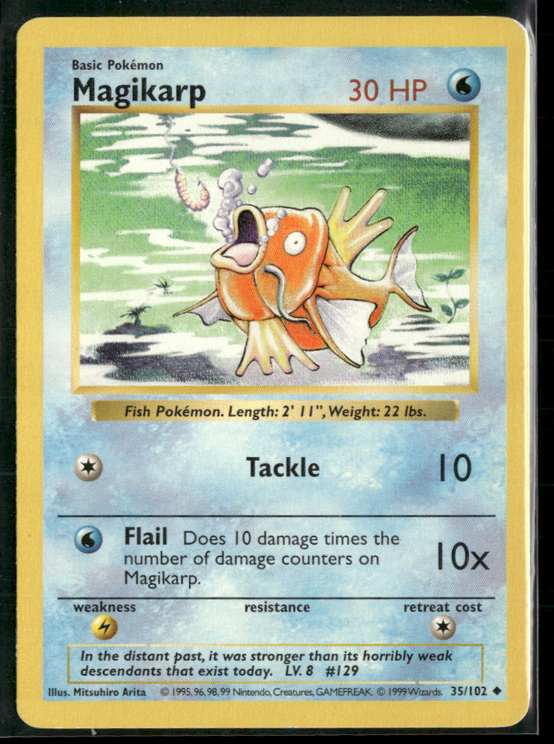 Base Set (Shadowless) Magikarp #035/102