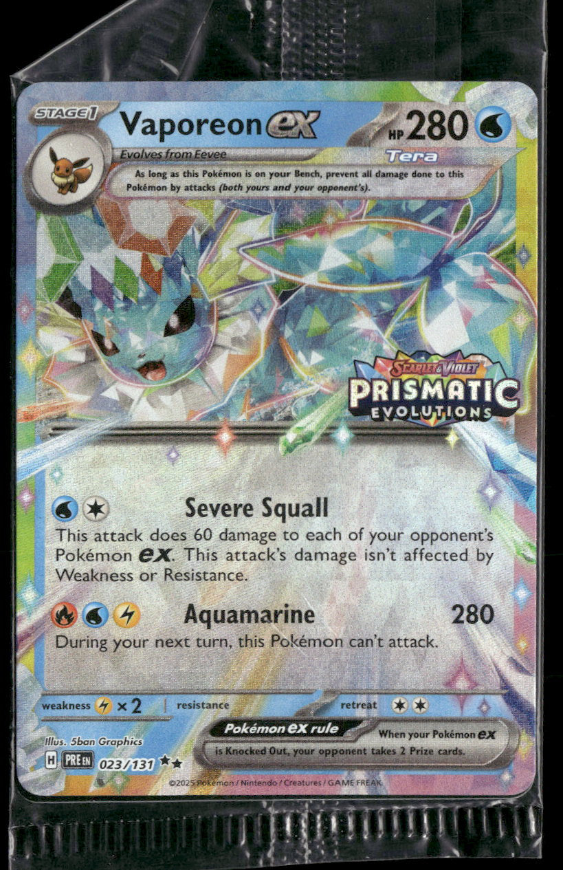 Miscellaneous Cards & Products Vaporeon ex #023/131