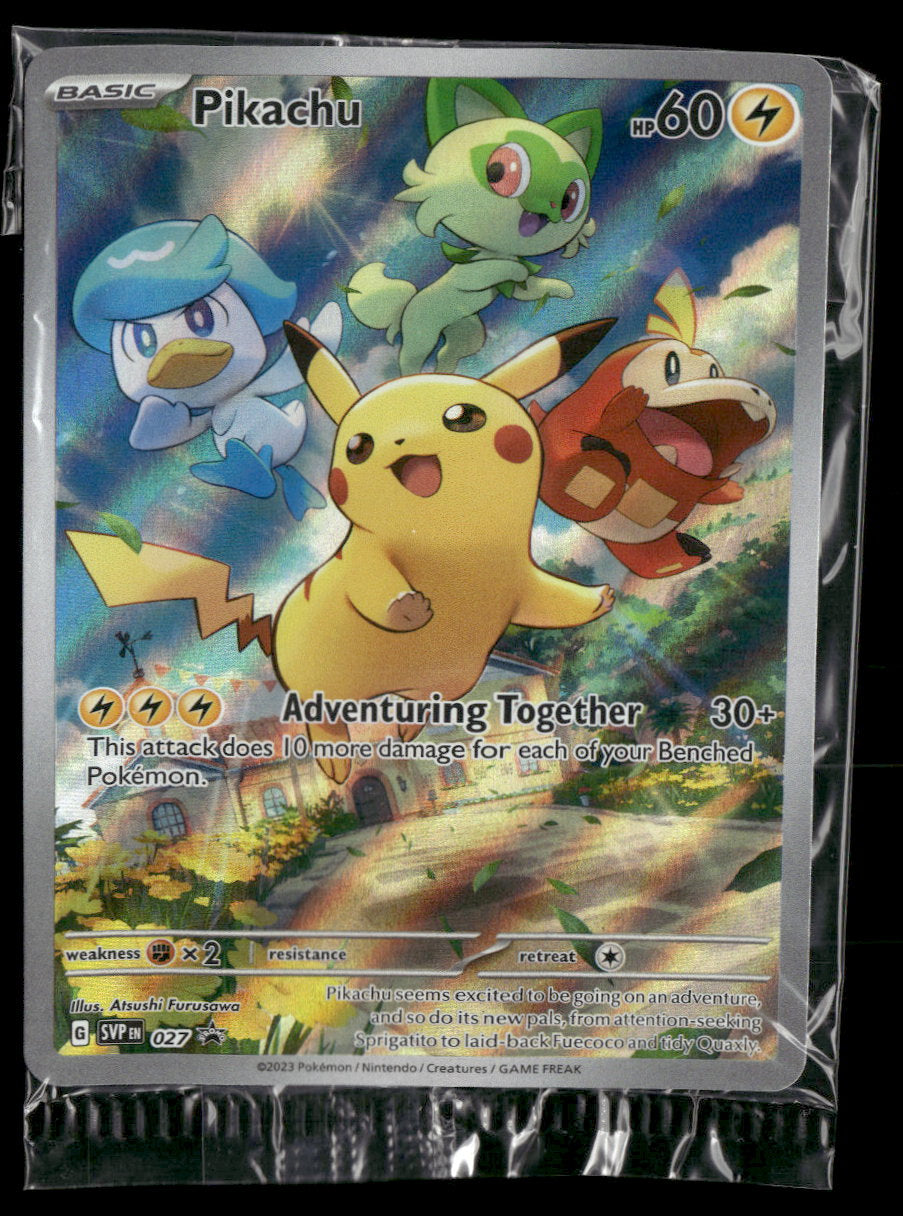 SV: Scarlet & Violet Promo Cards Pikachu #027