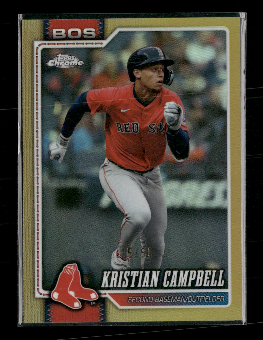 2026 Topps Chrome Gold Refractors Kristian Campbell #/50 #282