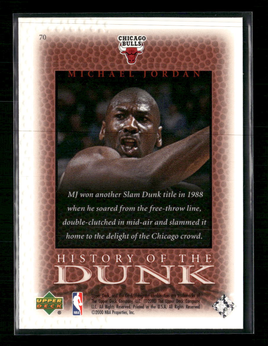 1999-00 Upper Deck Legends Michael Jordan #70