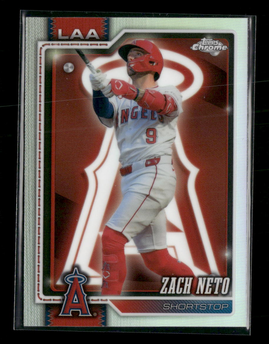 2026 Topps Chrome Lightboard Logo Refractors Zach Neto #77