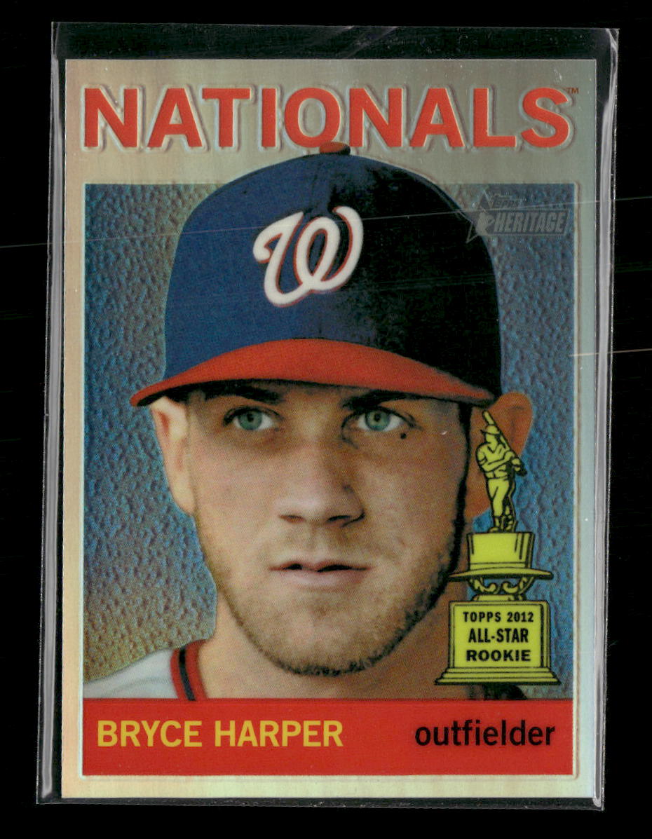 2013 Topps Heritage Chrome Refractors Bryce Harper #/564 #HC50