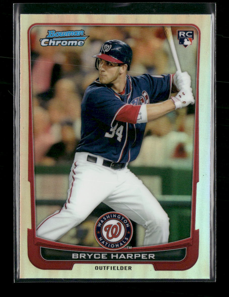 2012 Bowman Chrome Refractors Bryce Harper RC #214