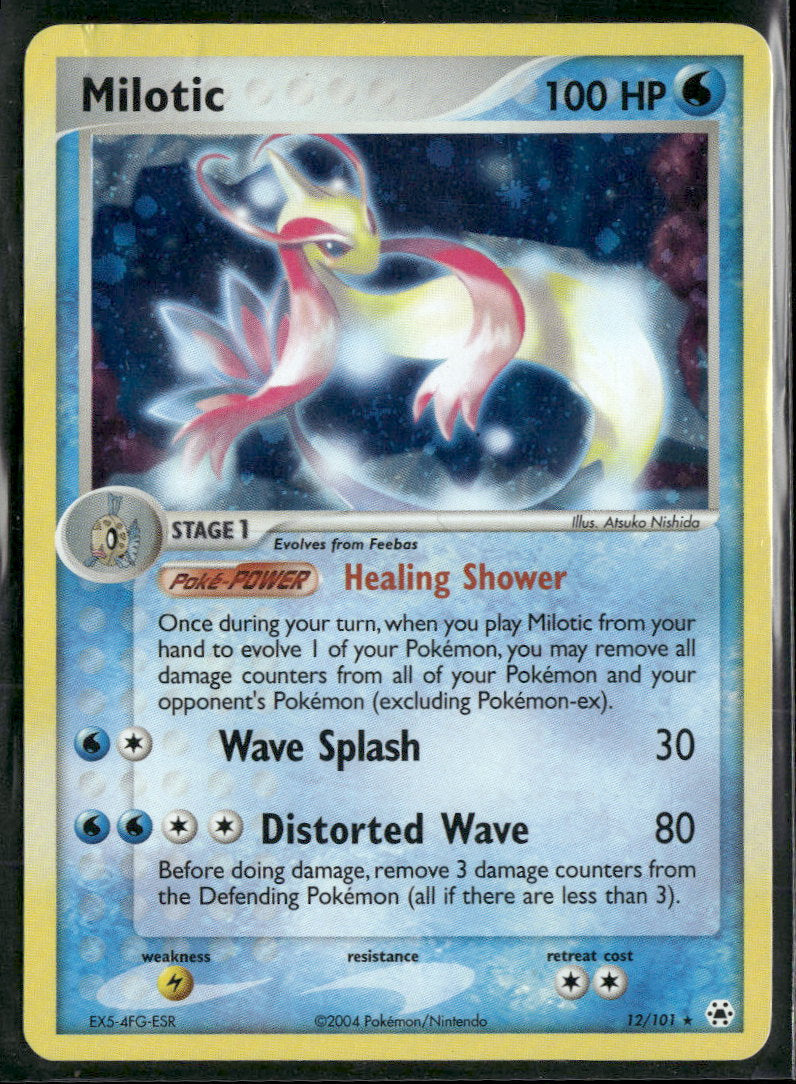 EX Hidden Legends Milotic #12/101 Damaged