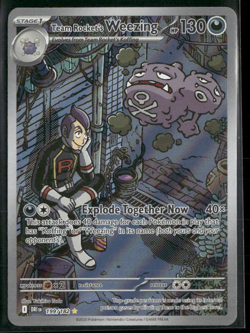 SV10: Destined Rivals Team Rocket's Weezing #199/182