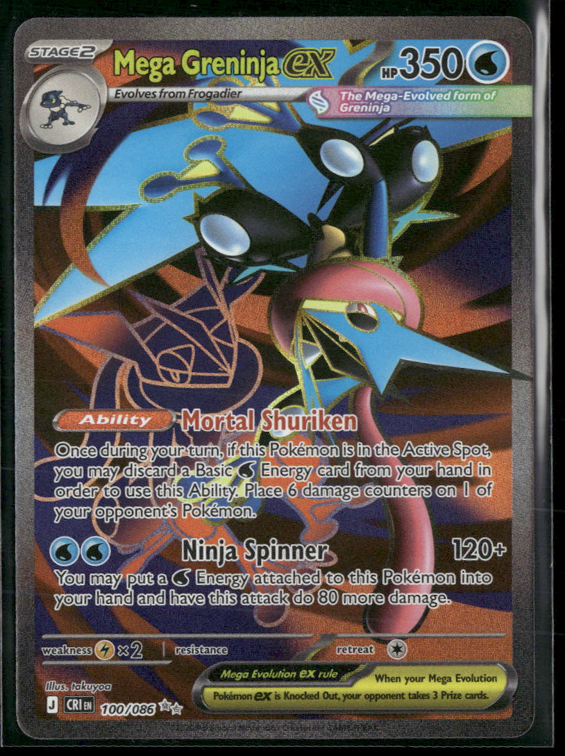 ME04: Chaos Rising Mega Greninja ex #100/086