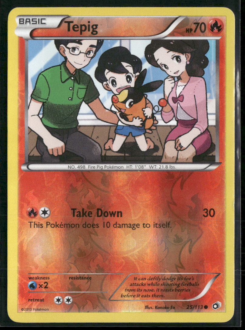 Legendary Treasures Tepig #25/113