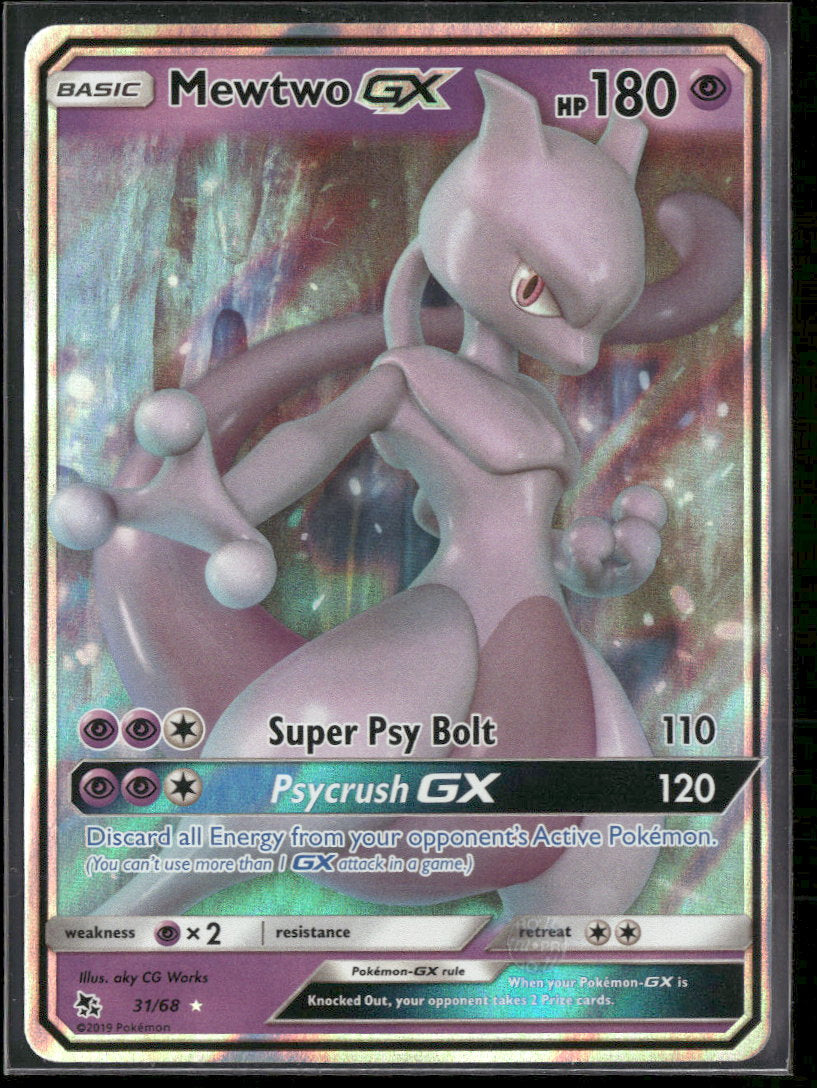 Hidden Fates Mewtwo GX #31/68
