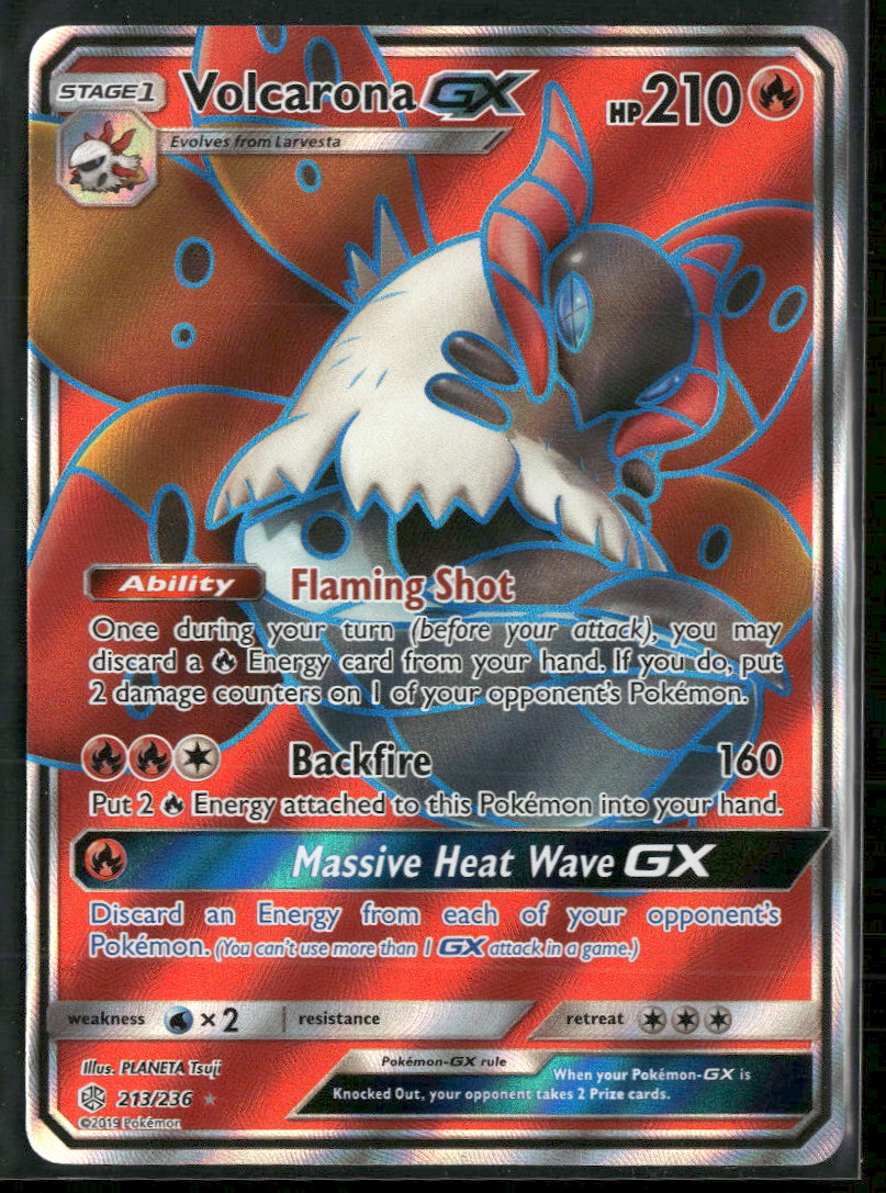 SM - Cosmic Eclipse Volcarona GX (Full Art) #213/236